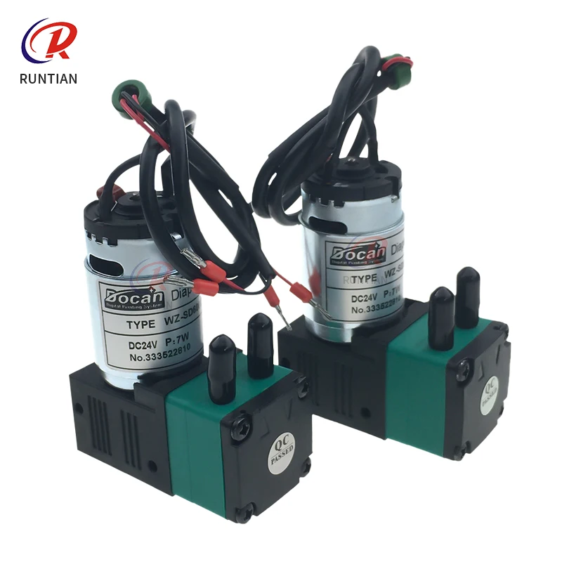 Чернильный насос для цифрового принтера Docan, 24 В, 7 Вт, 600 мл/мин, сольвентный насос для струйного принтера