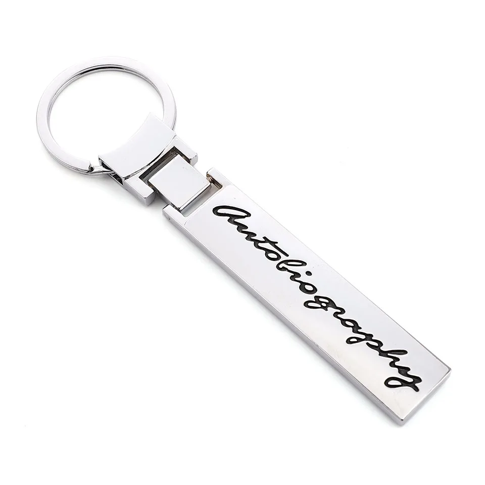 

Car Metal Autobiography Keychain Keyring Key Ring Holder for Land Rover Ranger Rover L405 Sport Autobiography Evoque Freelander