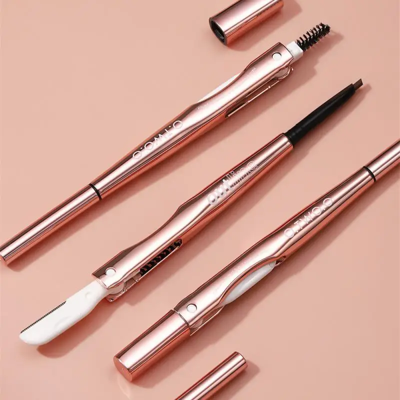 

Eyebrow Shaver Razor 3 In 1 Eyebrow Pen Multi-functional Brow Pen Brow Pen With Brush Eyebrow Trimmer Triangle Eyebrow Pencil