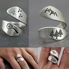 Женское посеребренное кольцо с ручной намоткой, кольцо с одуванчиком для женщин