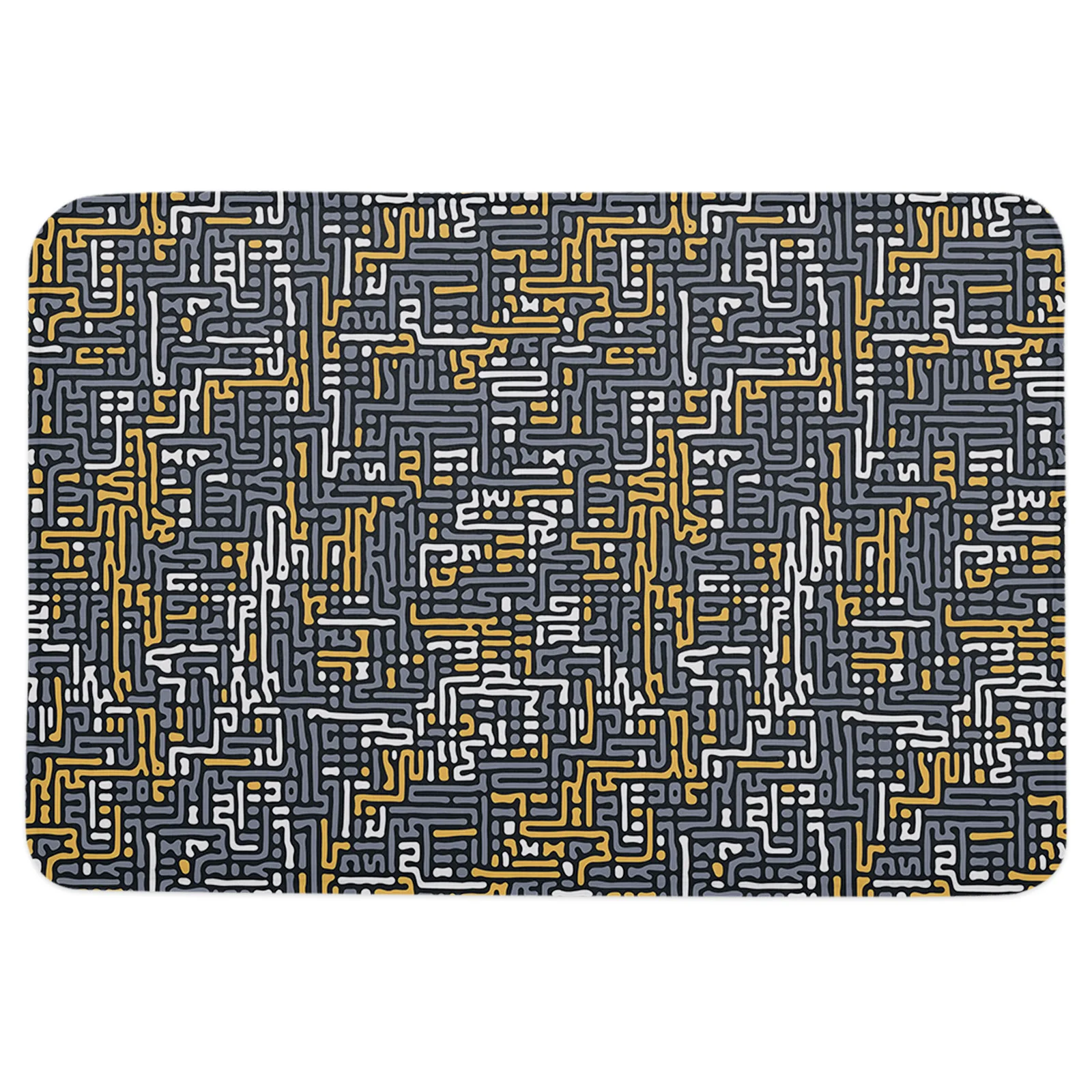 

Turing Geometry Abstract Welcome Mat Grounding Mat Rug for Kitchen Floor Rug Bath Mat Bedroom Door Mat