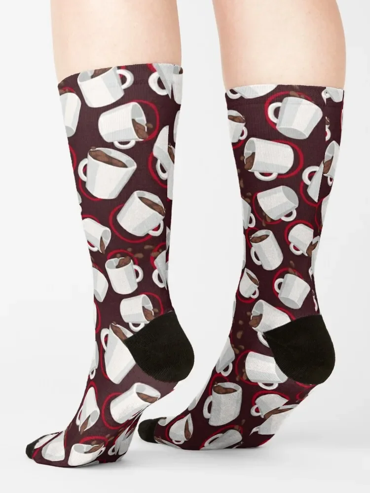 Tweek кофейные кружки носки для бега рождественские мужские гольфа женские