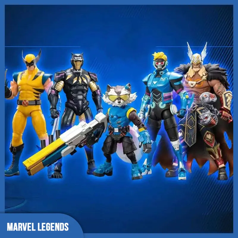 

Original Marvel Legends Wolverine Thor Black Panthe Guardians Of The Galaxy Star Lord Rocket Raccoon Action Figure Kids Gift