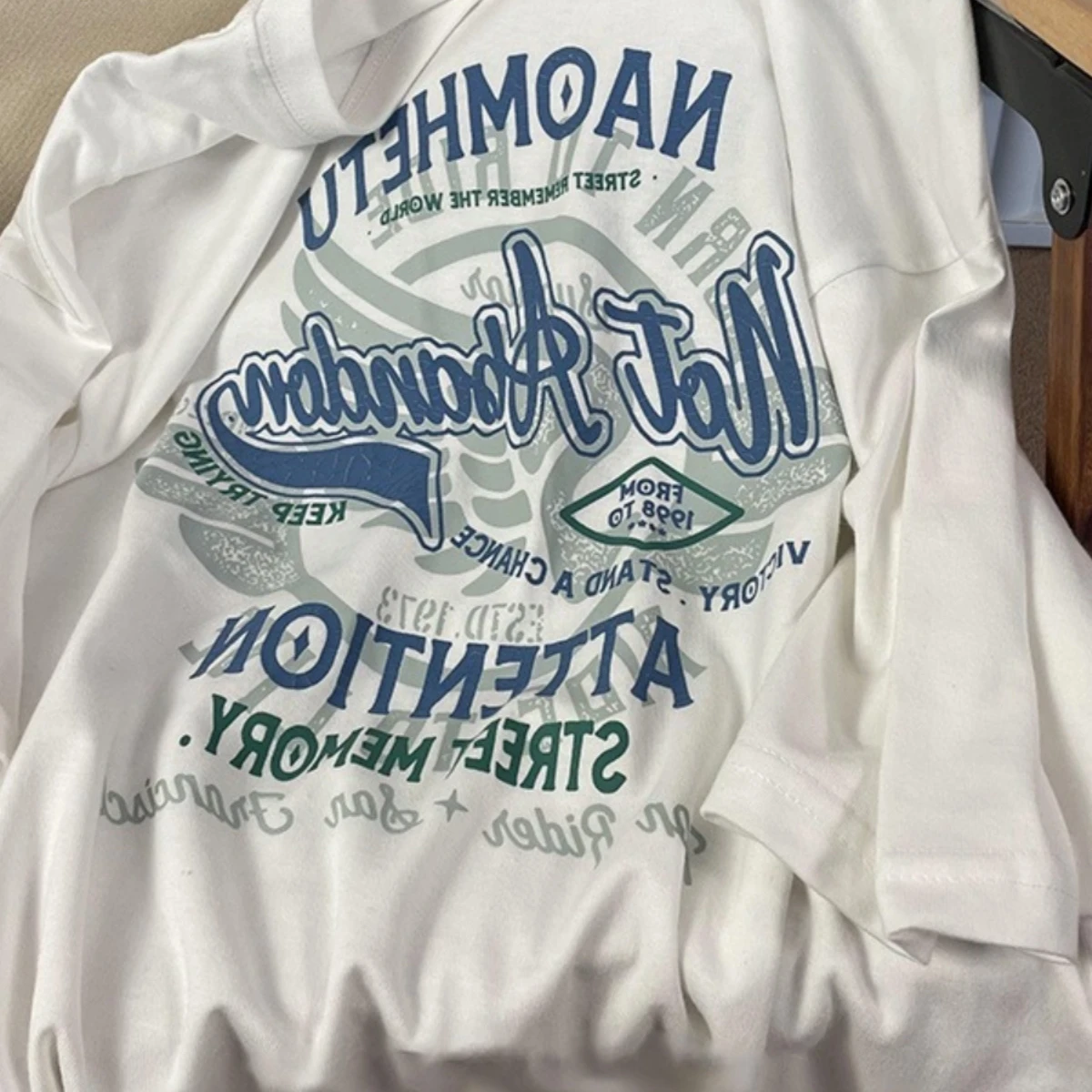 

2023 Super Popular CEC Large Size American Fried Street Short Sleeve T-shirt Women's Cotton Hip Hop Ins Cool Retro T-Shirt Tops