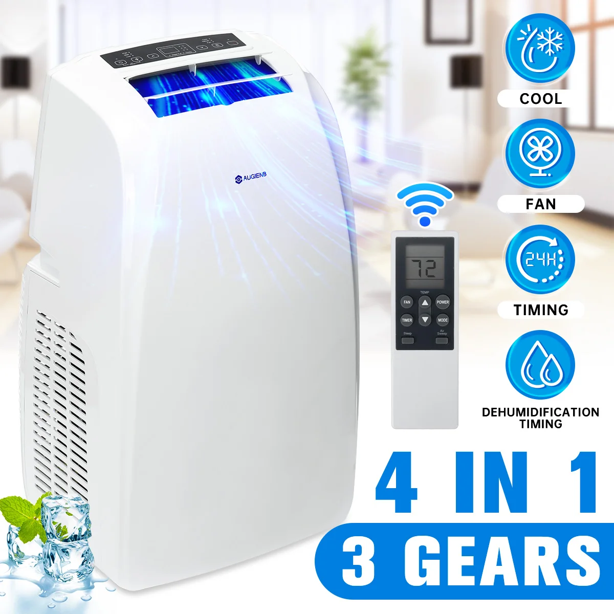 With Built-in Dehumidifier Function & Remote Control Complet