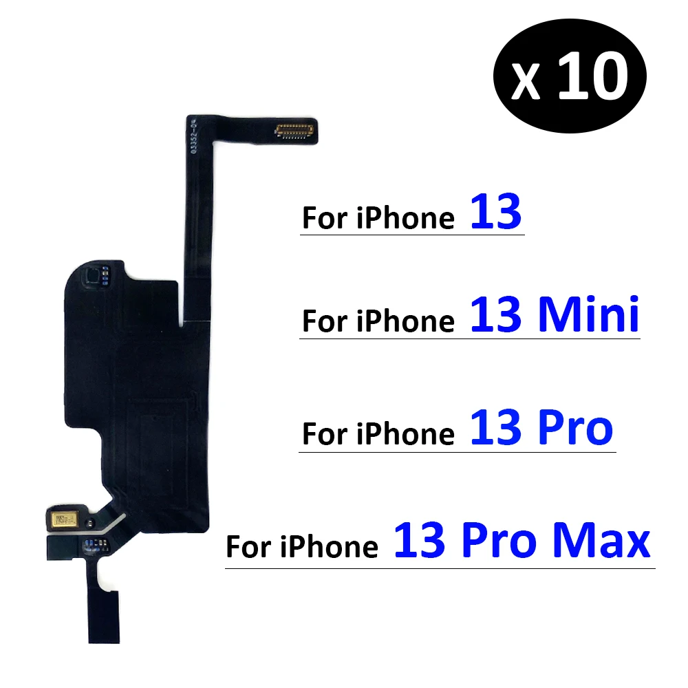10Pcs/Lot, Proximity Light Sensor Flex Cable Distance Sensing Connector For IPhone 13 Pro Max / For Iphone 13 mini
