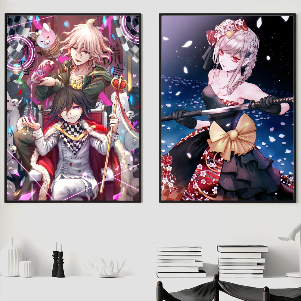Anime Danganronpa Hot Poster Wall Art Home Decor Room Digital Painting Living Restaurant Kitchen