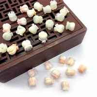 natural queen shell carved flower shaped beads 8mm charm fashion jewelry diy necklace earrings bracelet ornament accessories