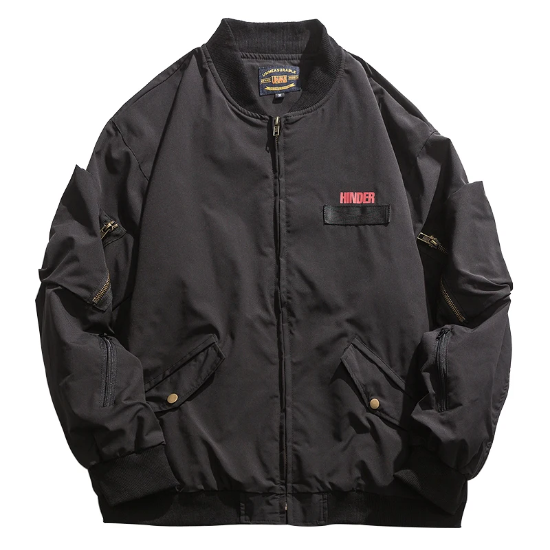 Куртка-бомбер мужская в американском стиле ретро уличная одежда хип-хоп парная
