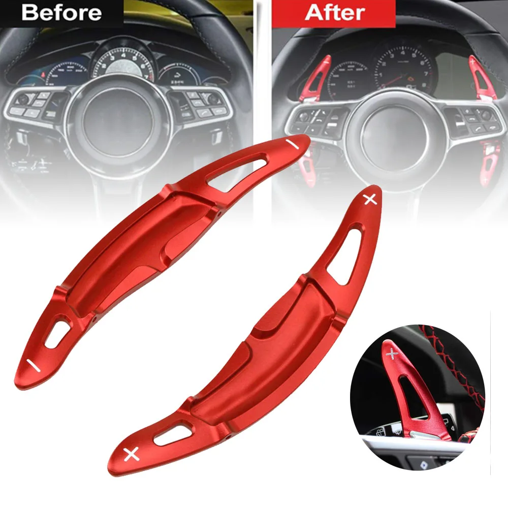 

Автомобильный Алюминиевый удлинитель рулевого колеса для Porsche Panamera Macan Cayenne 718 911 Boxster, автомобильные аксессуары