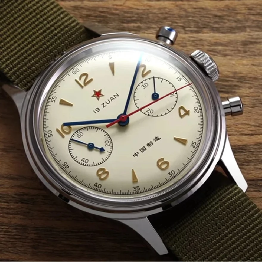 

RED STAR 38mm 40mm 1963 Seagull 21 Zuan ST19 Movement Swan Neck Mechanical Watch For Man Sappire Waterproof Man Clock