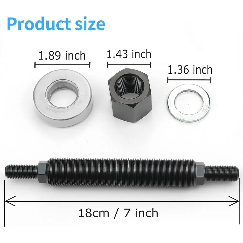 5/8 "-16 7/16"-16 Harmonic Balancer черный инструмент для установки высокой твердости