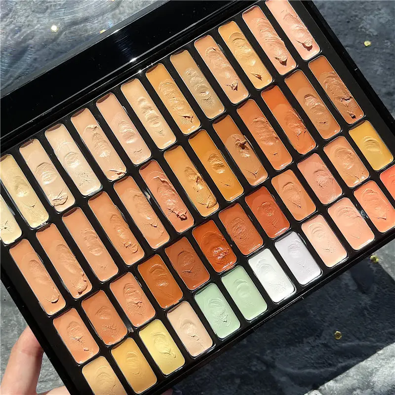 50 Shades Intense Concealer Palette Makeup Artist Covers Spots & Acne Marks Face Brightening Dark Circle Covering Makeup Kit
