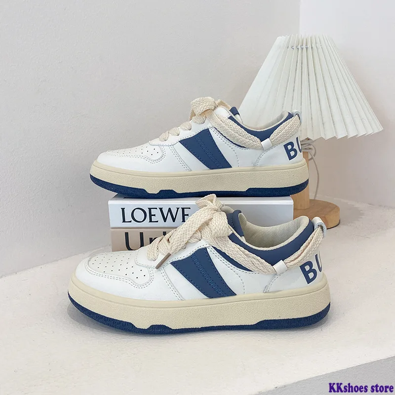 

2022 Spring New Basic White Shoes Female Low Help German Training Shoes Student Running Casual Board Shoes Female BD01