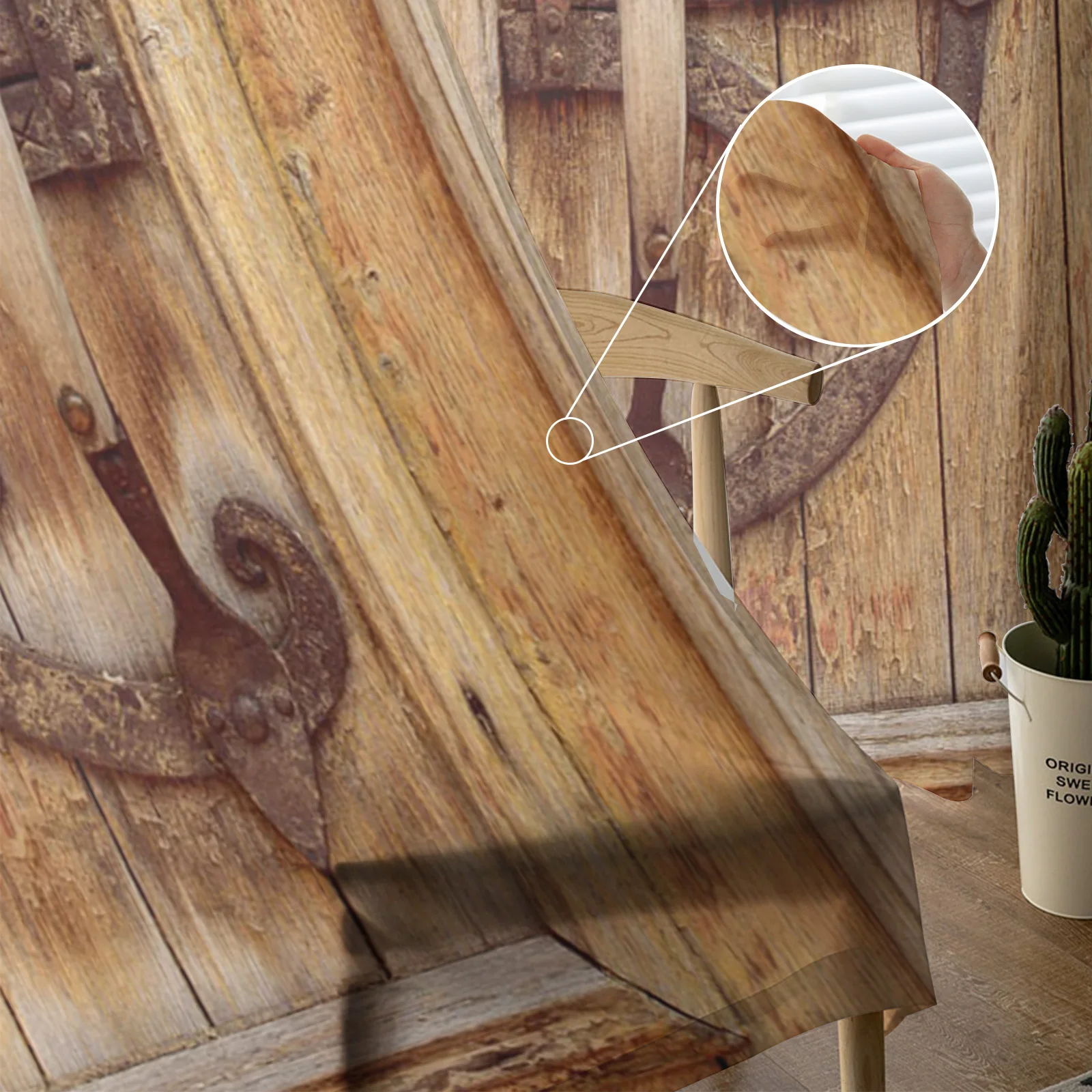 Винтажные деревянные занавески для дверей тюлевые гостиной современные