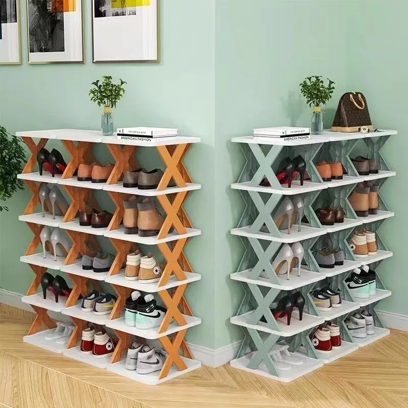 

Simple Shoe Rack Multi-layer Shoes Storage Organizer Space-Saving Shoes Shelf Door Shoe Cabinets Bathroom Racks Closet Organizer