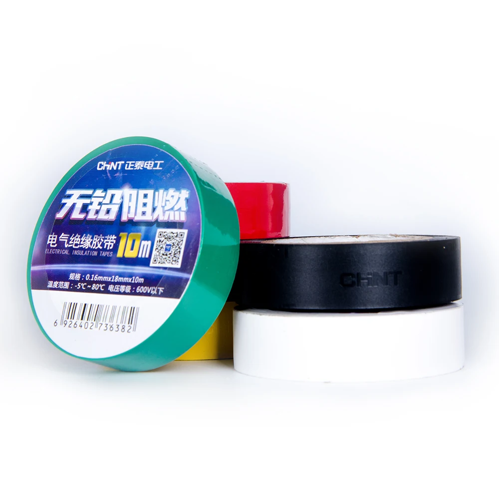 

Electrical tape High temperature waterproof PVC wire insulation tape White black electrical tape