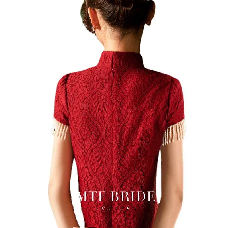 Оригинальное китайское традиционное сексуальное платье-Ципао потрясающее