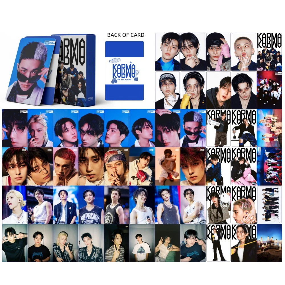 Фото KPOP Idol KARMA Мерч Фотокарточка Альбом Ломо-карты BANGCHAN HYUNJIN FELIX Коллекция фотокниг Плакат Открытка Фотографии Подарок №5