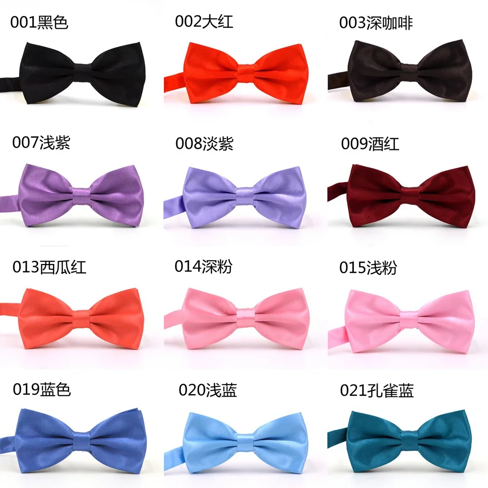 Мужской атласный галстук-бабочка классический для свадебной вечеринки