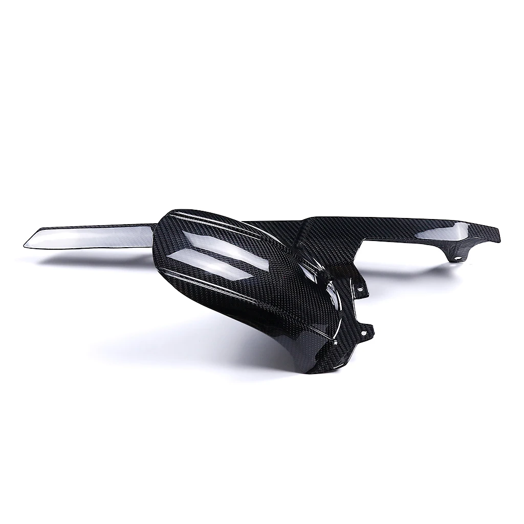 Для BMW F900 XR F900XR F 900 R 2020 2021 2022 2023 2024 100% углеродное волокно защита цепи заднего крыла