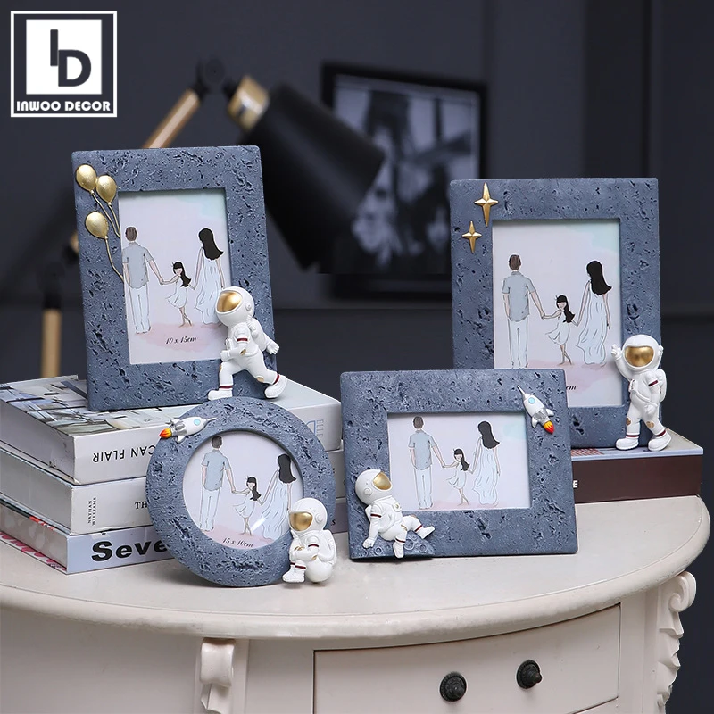 Настенная фоторамка астронавт из смолы для космоавта космический корабль