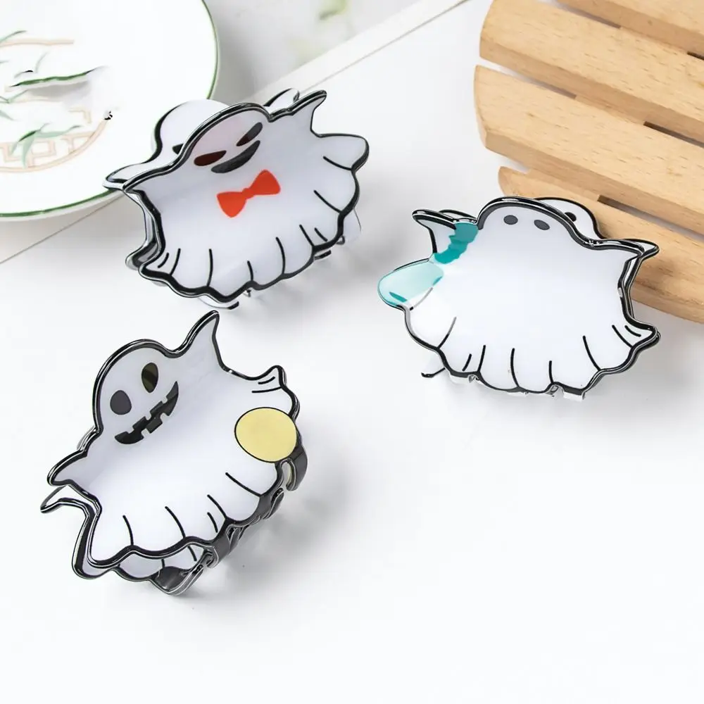 

Halloween Ghost Hair Claw Funny Bat Spider Web Geometric Skeleton Wash Face