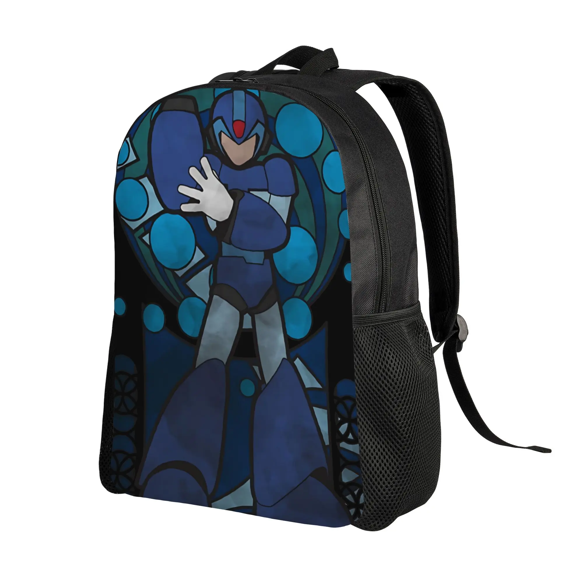 Фото Рюкзак-портфель Mega Man для колледжа, 1 шт., к началу нового учебного года №2