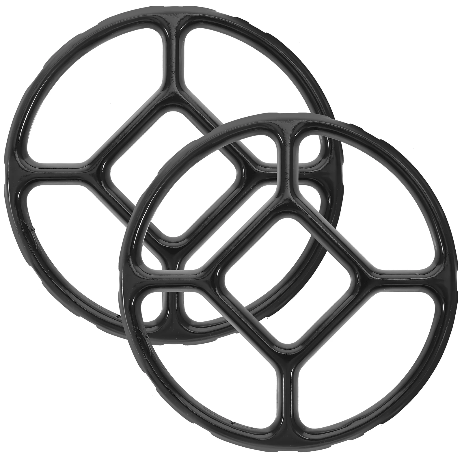 

Auxiliary Support Small Pot Gas Stove Stand Non- Rack Kitchen Supplies Enamel Metal Grate