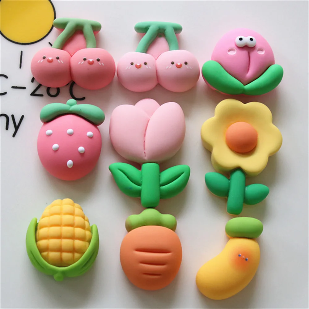 

20 шт., искусственные фрукты и овощи из смолы