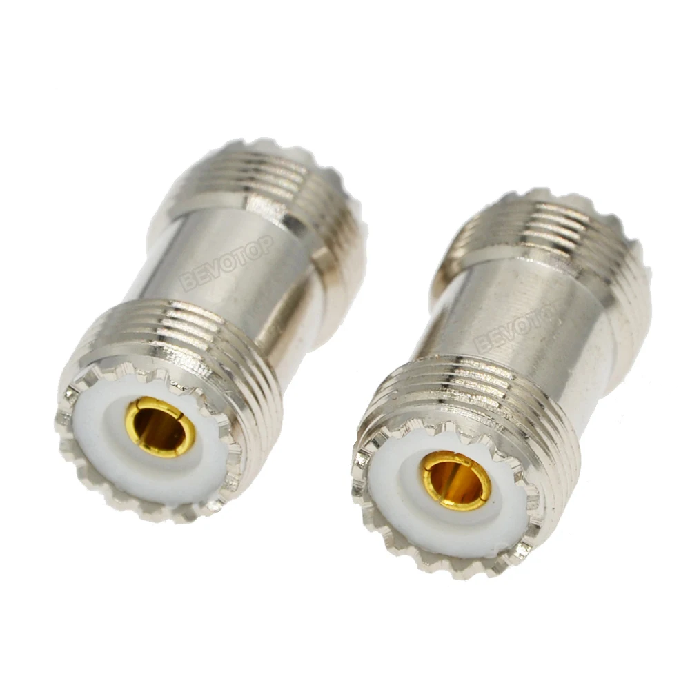 Коаксиальный адаптер 2 шт./лот UHF PL259 с разъемами Мама-мама для антенны CB Ham SWR
