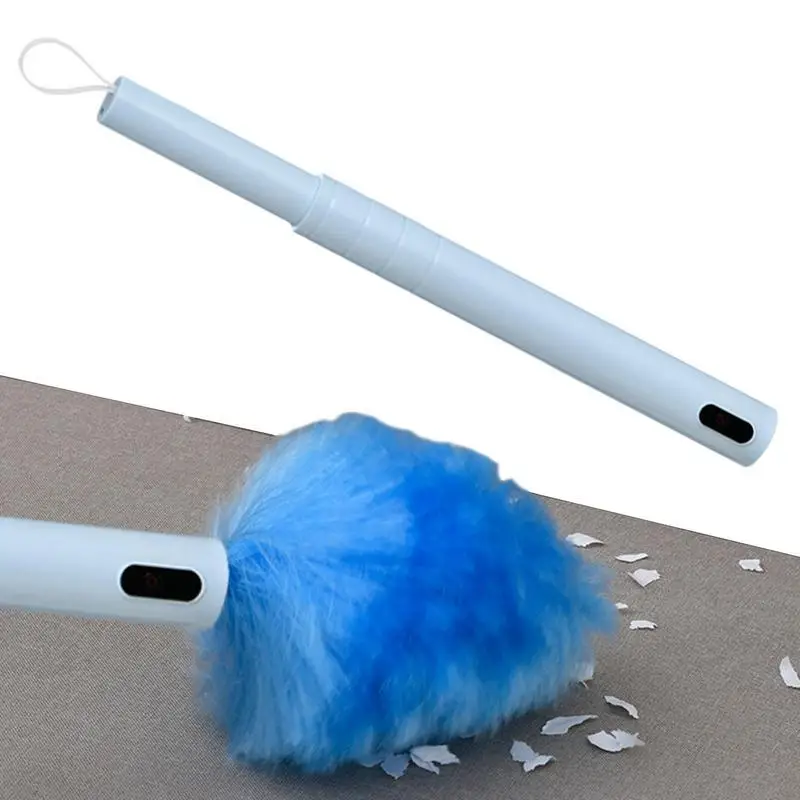 

Electric Feather Cleaning Brush 360 Spin Electric Duster Rechargeable Duster Brush With Extension Pole For Furniture Ceiling Fan