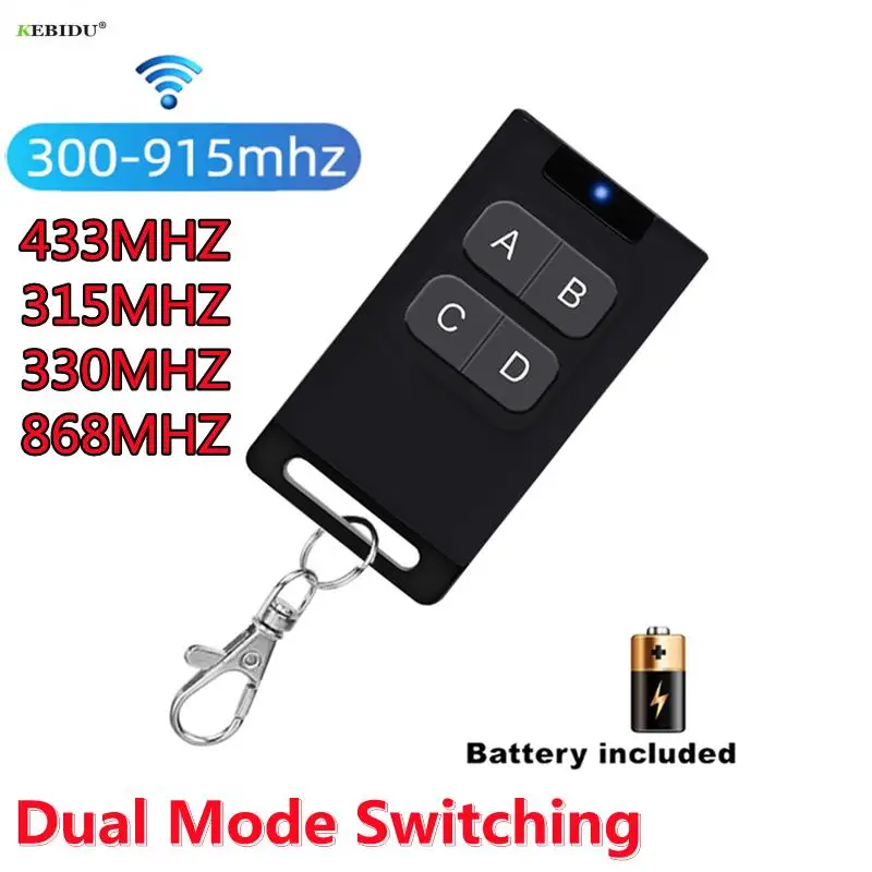 Dual Mode Switching RF Duplicator Remote Control 315 433 868MHZ Copy Remote Control Cloning Code 4 Keys Wireless Remote For Gate