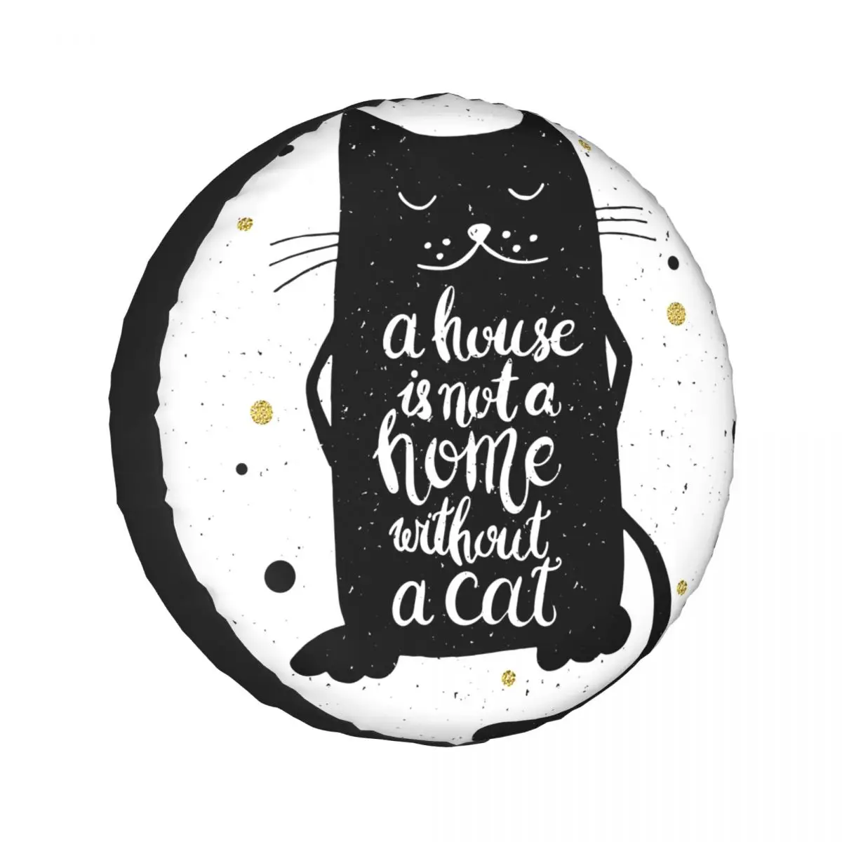 

1pcs Universal Car Spare Tire Covers Case Auto Wheel Tires Chalkboard Cat Vehicle Tyre Waterproof Polyester Bag