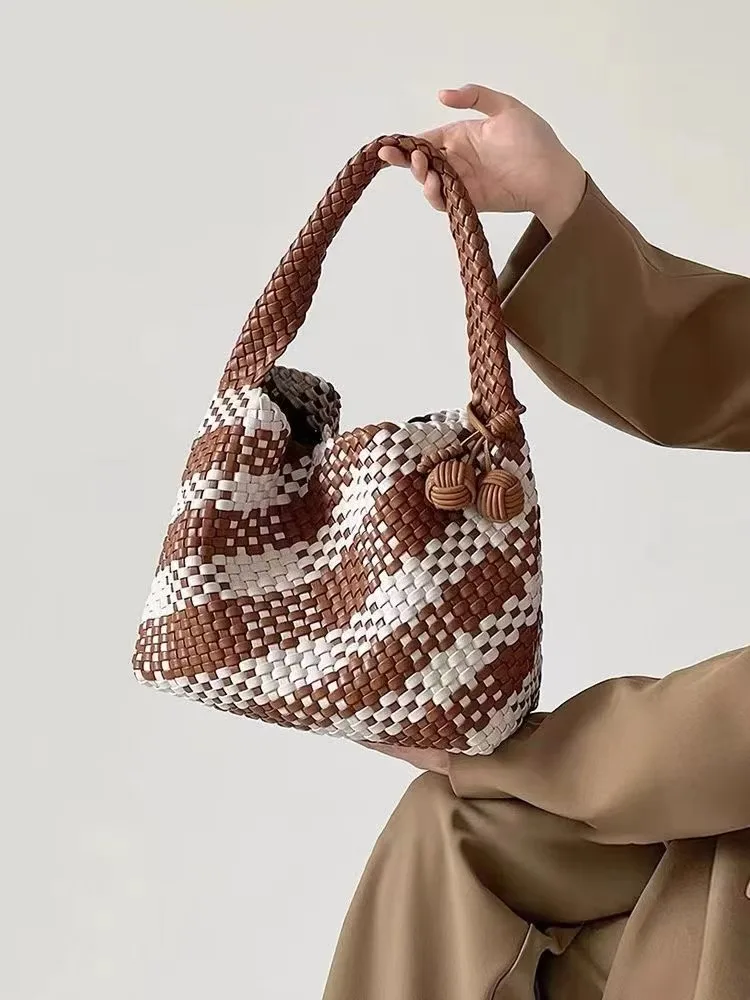 Роскошная женская сумка 2024 большая повседневная сумка-тоут из искусственной