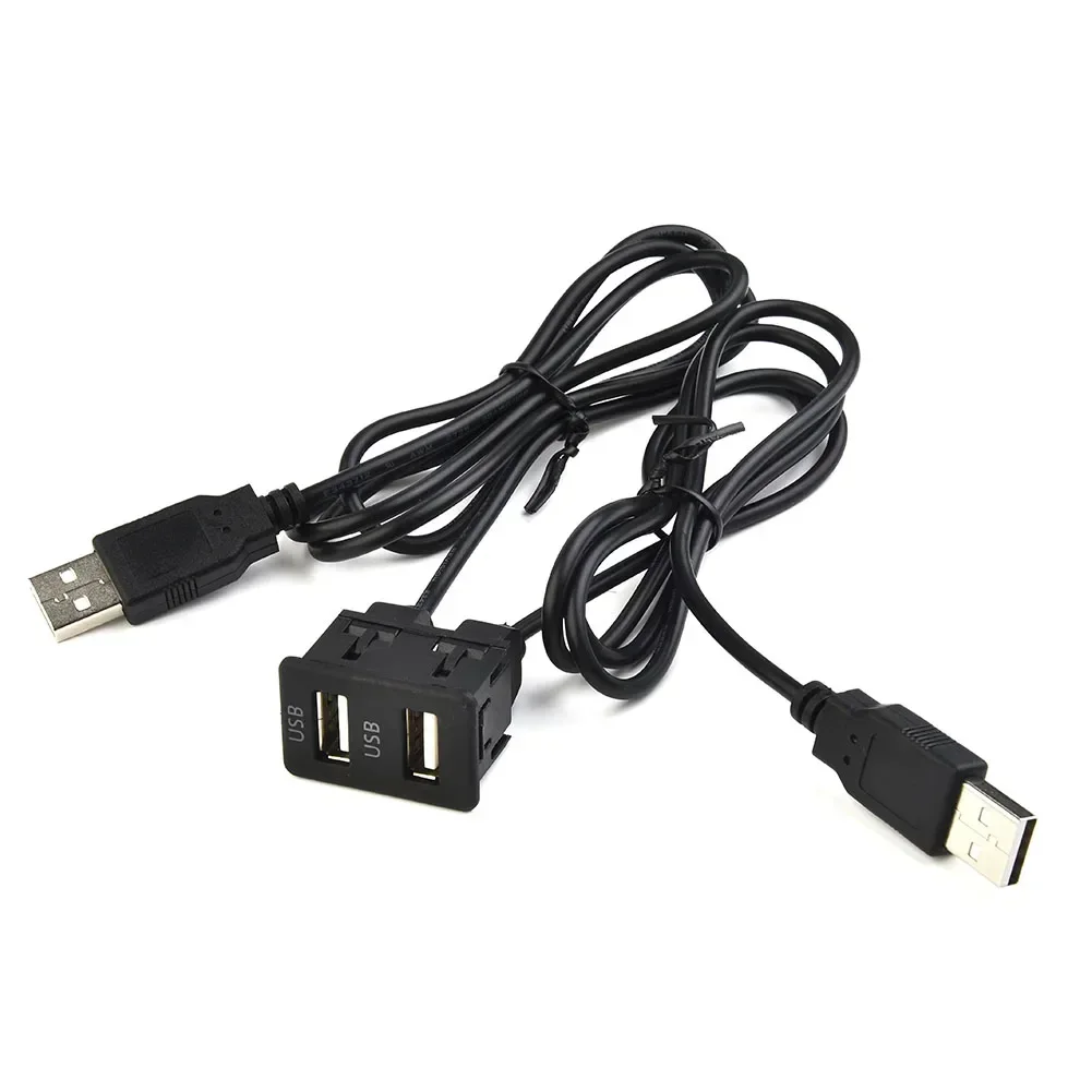 100 СМ Автомобильный приборный прибор для скрытого монтажа USB-порт Панель с двумя