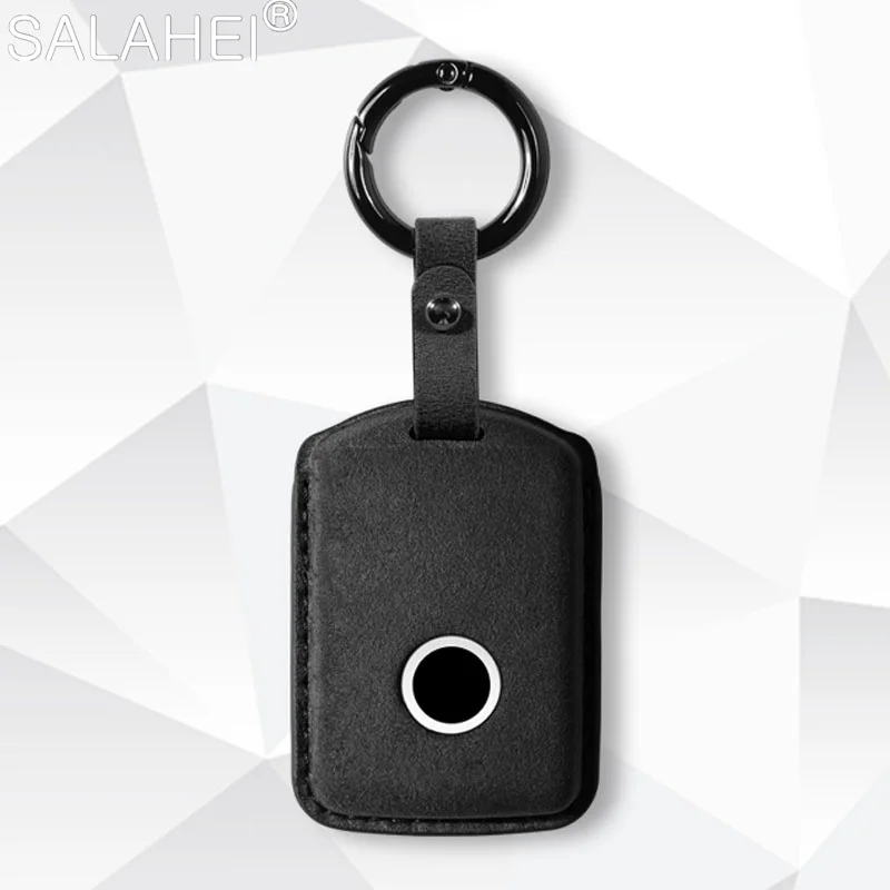 

Suede Car Key Case Full Cover Protector Shell Fob For Volvo XC40 XC60 S90 XC90 V90 T5 T6 T8 Smart Remote Holder Auto Accessories