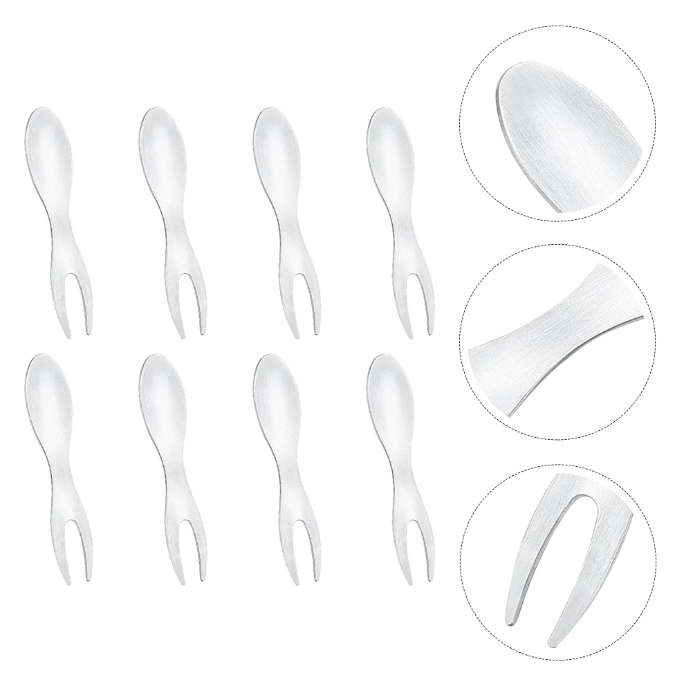 

8pcs Corn On The Cob Holders Cob Holders Toothpicks Stainless Steel Corn Fork Prong Sweetcorn Holder Corn On Picks