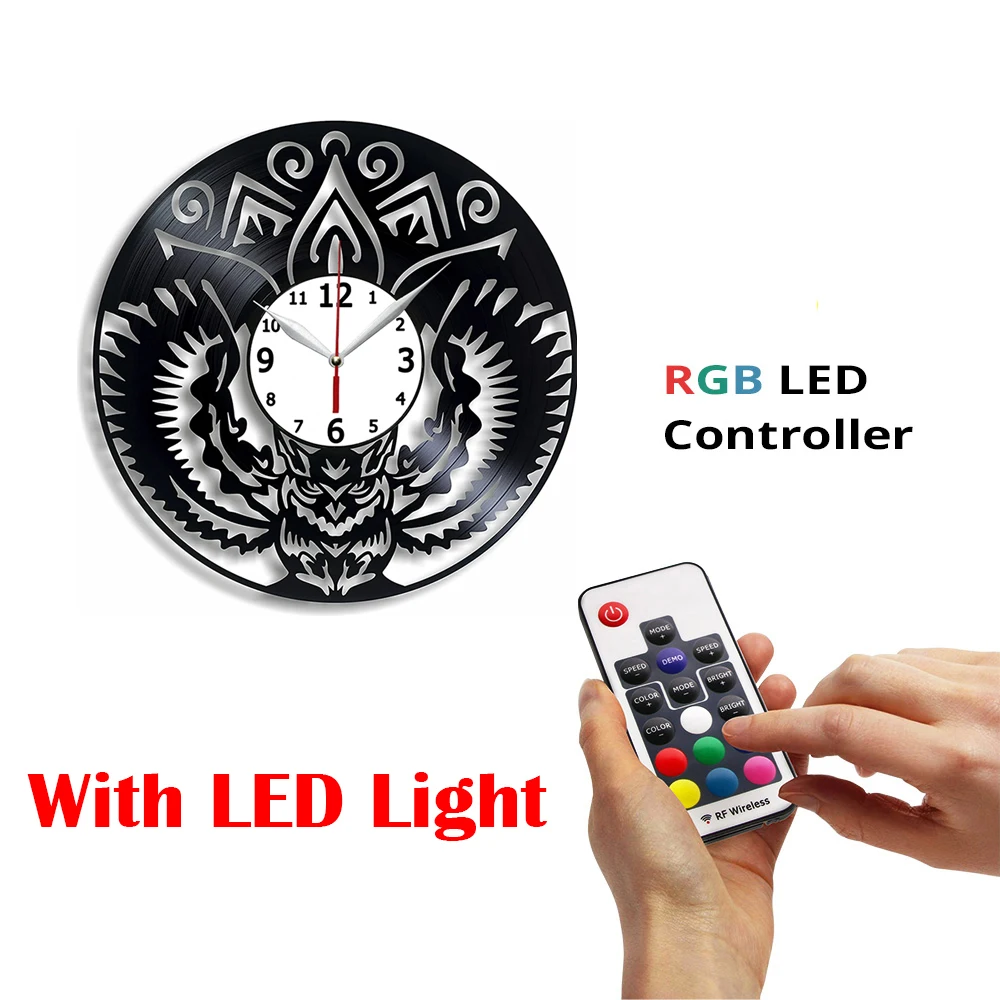 

Настенные часы с виниловой пластиной, 12 дюймов, подарок для детей, идея для подарка, настенное искусство в виде совы, подарок ручной работы, д...