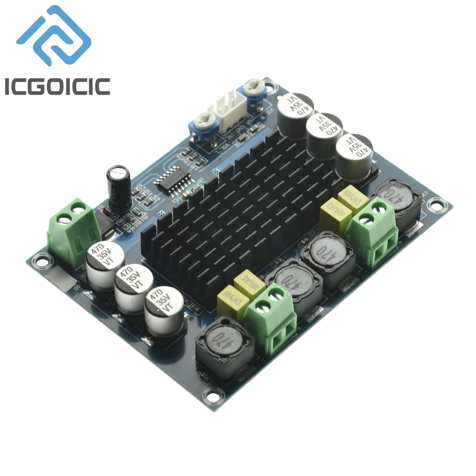 Двухканальная цифровая плата усилителя мощности TPA3116D2 2*120 Вт