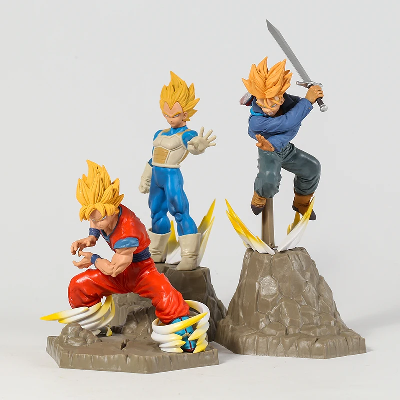 

Драконий жемчуг Z абсолютное совершенство Сон Гоку Вегета плавки украшение Модель Статуэтка