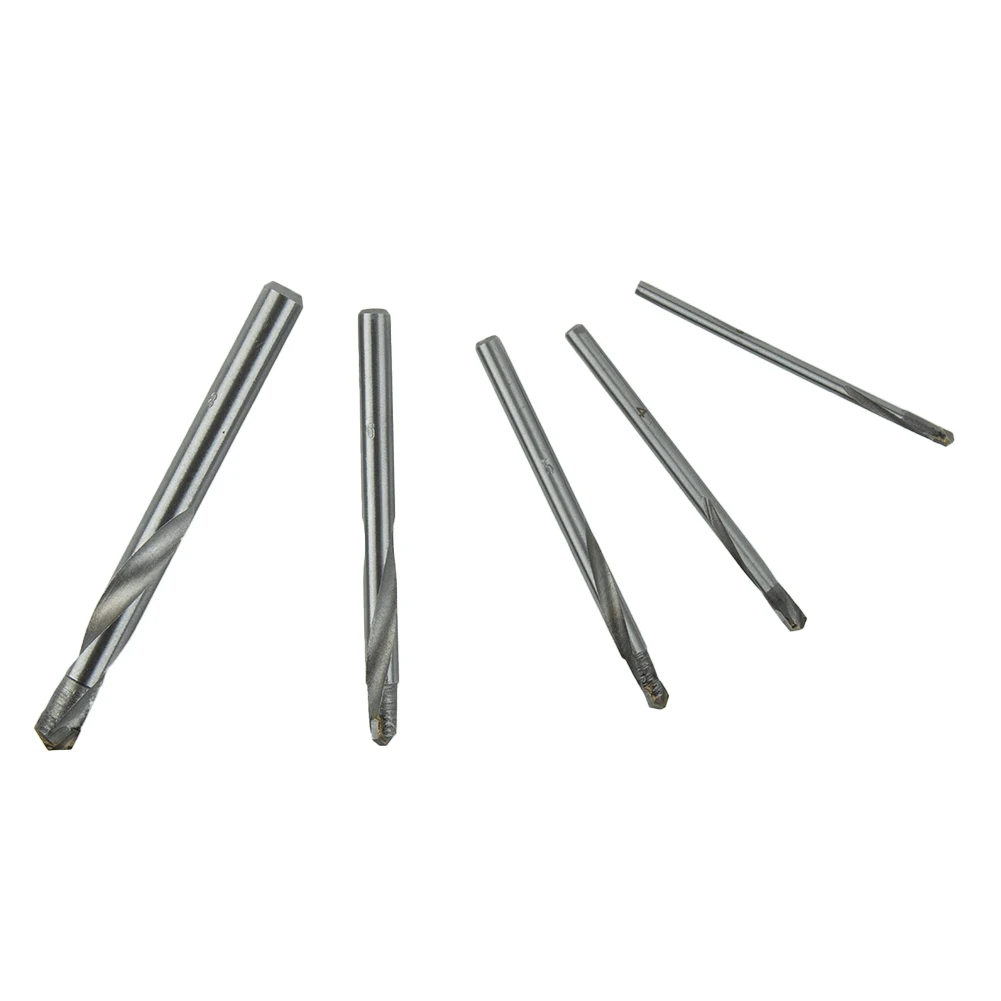

5PCS 3-8mm Cemented Carbide Drill Bits Fit For Stainless Steel Metal Drilling Carbide Twist Drill Bits Metalworking Milling