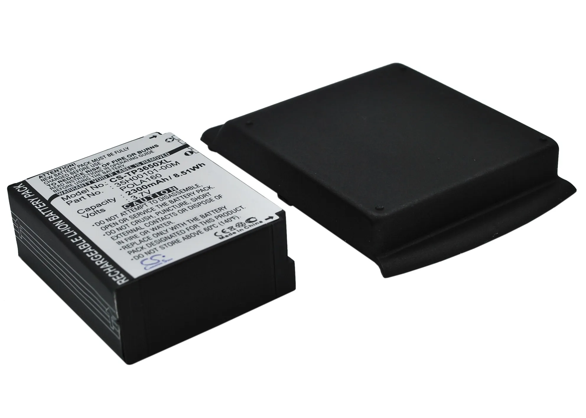

Аккумулятор CS 2300 мАч/Вт-ч для HTC P3650, Touch круиз 35H00101-00M, POLA160