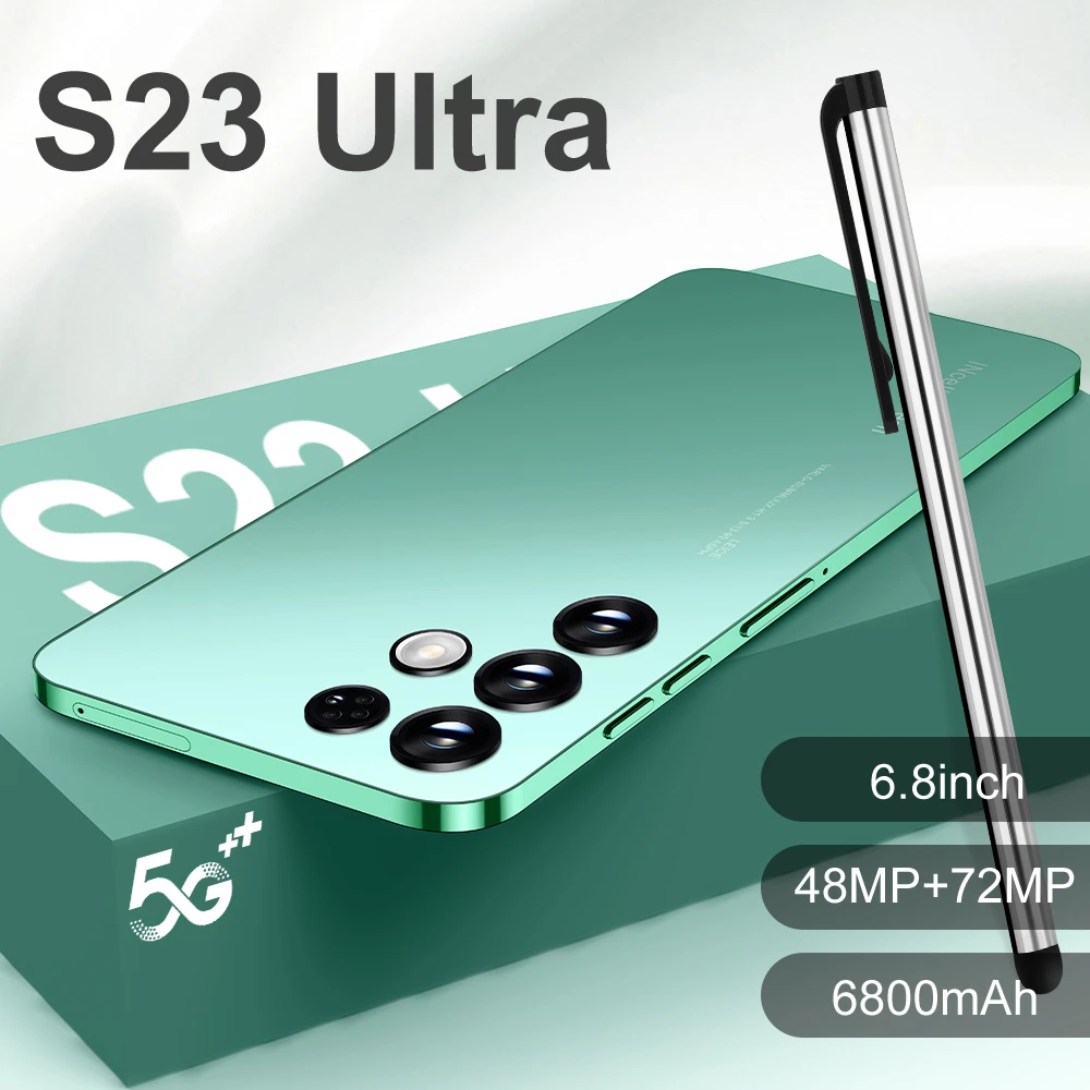 

Смартфон S23 Ultra, 6,8 дюйма, 6800 мАч, 16 Тб + 1 ТБ