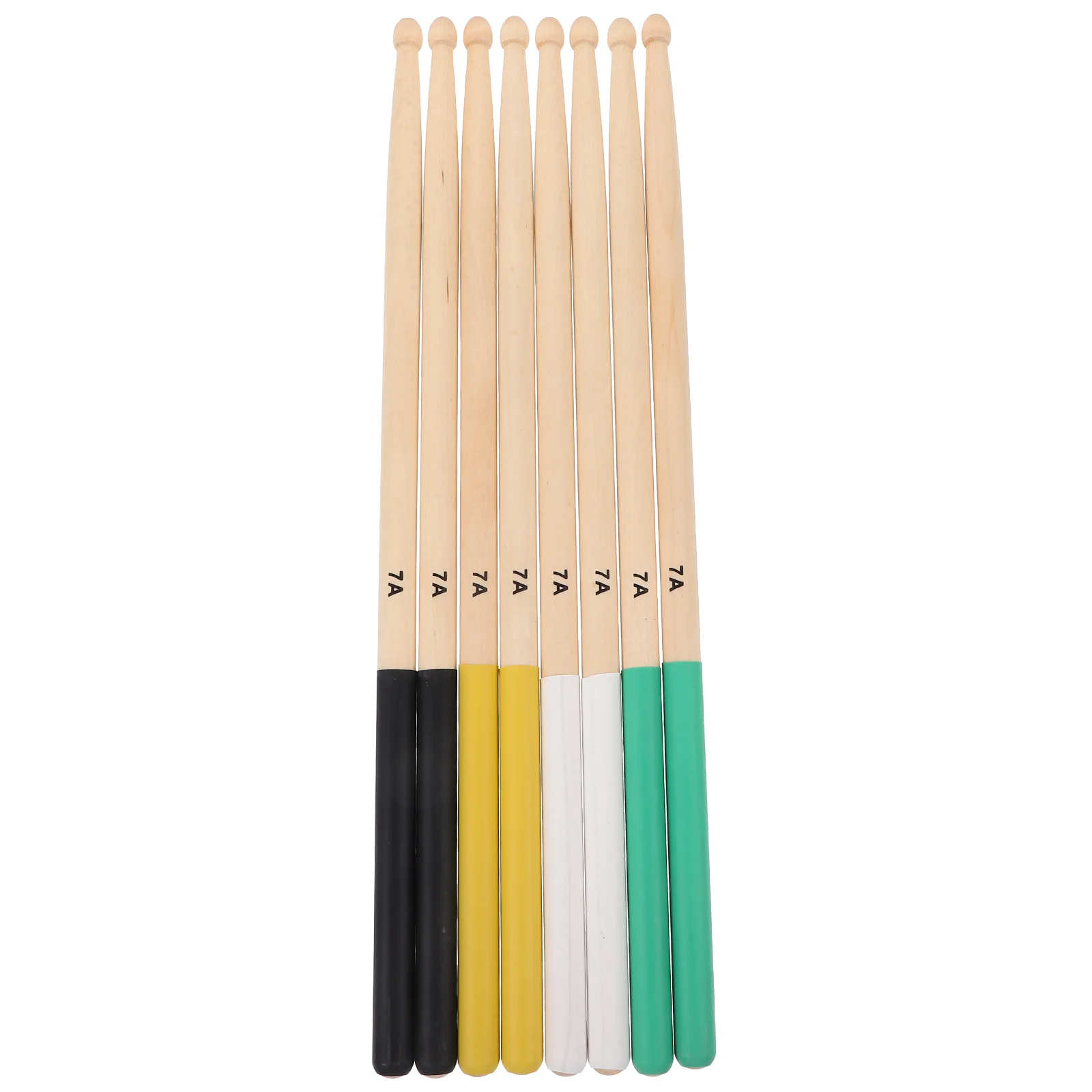 

4 Pairs Drum Sticks Maple Wooden Percussion Drumstick Practice Adults Drumsticks Child