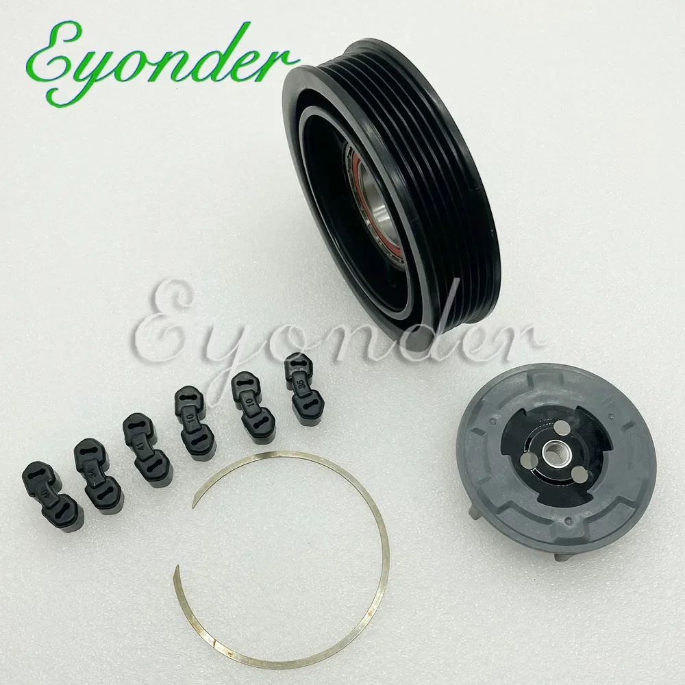 

Шкив сцепления компрессора кондиционера переменного тока 5SEL12C для PEUGEOT 3008 5008 PARTNER CITROEN BERLINGO Box 9802875780 9801784380 447150 -5200