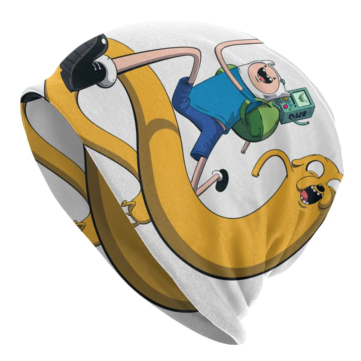 

Adventure Time Finn Jake Bonnet Hat Outdoor Skullies Beanies Hats Funny Animation Men Women Knitted Hat Warm Multifunction Cap