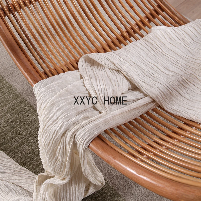 Ротанговый садовый стул-качели комнатная корзина для взрослых подвесное кресло