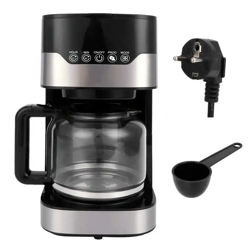 1.5L Tea Coffee Maker 900W Full-Automatic Coffee Machine for Home Office EU Plug 220V