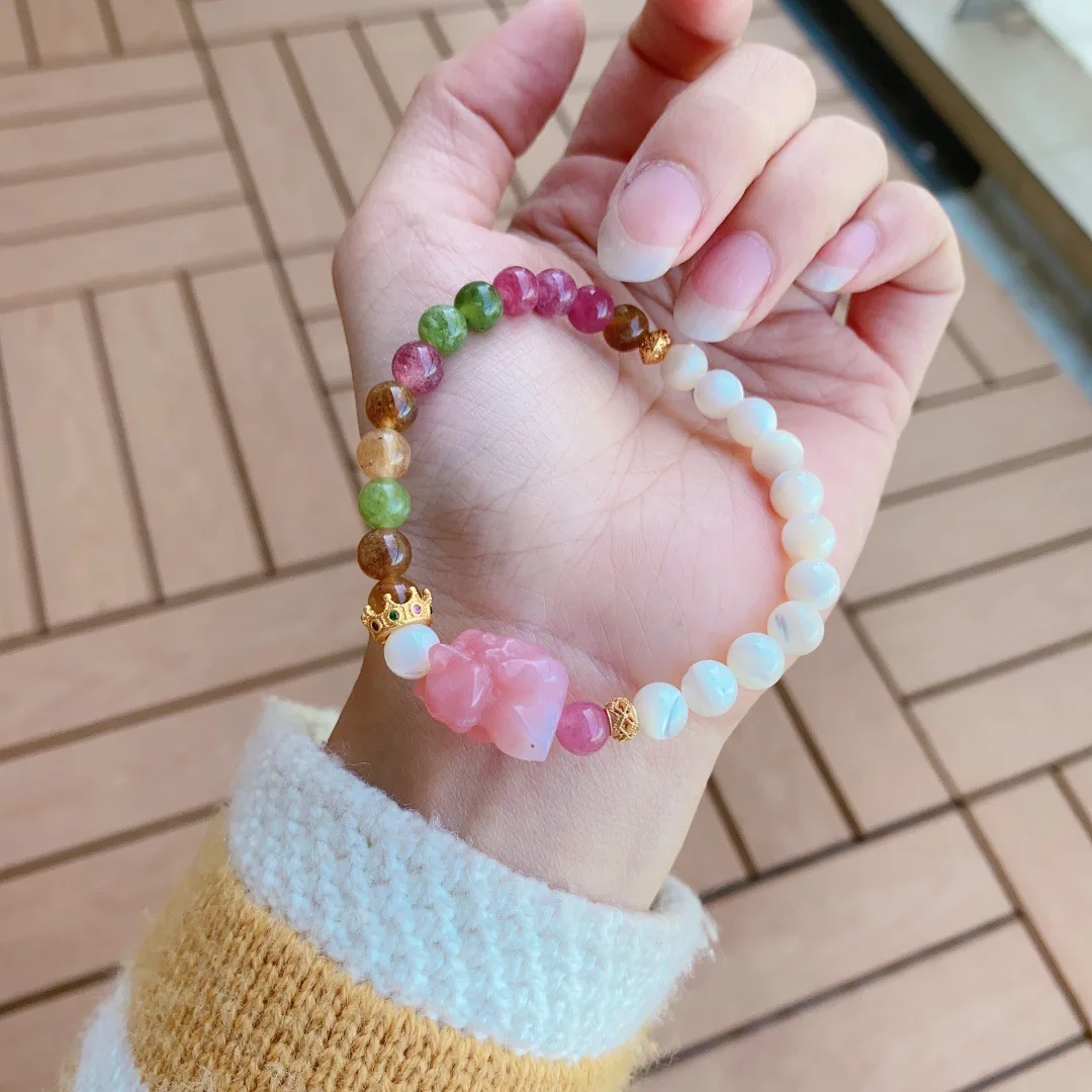 Этнические легендарные браслеты с девятихвостовой лисой и животными для женщин